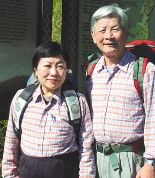 古道專家楊南郡(右)與妻子徐如林。圖／聯合報系資料照