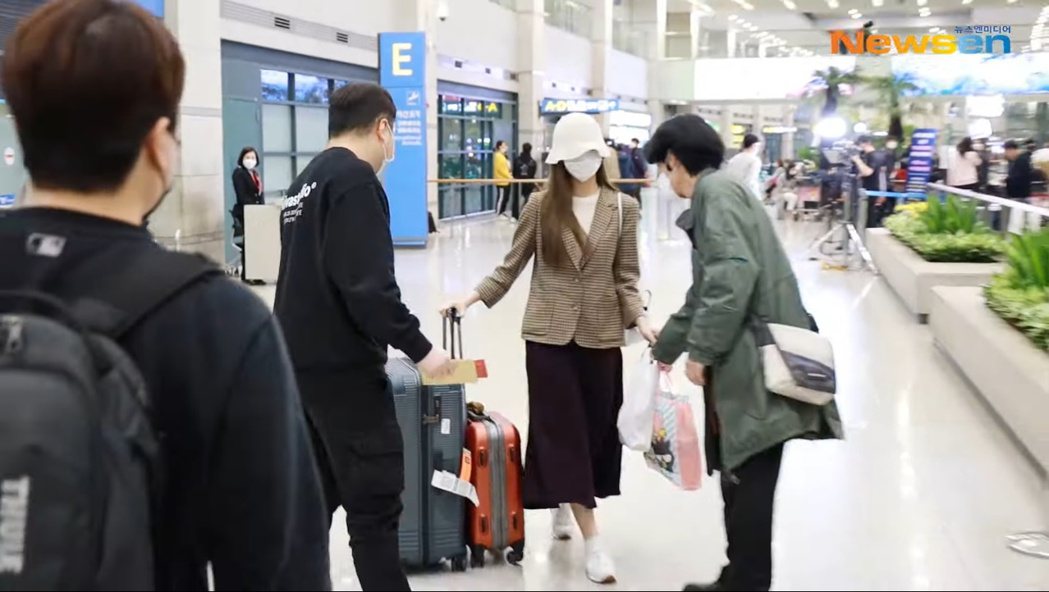 子瑜居家檢疫14天結束後，就立即返回韓國。 圖／擷自Youtube