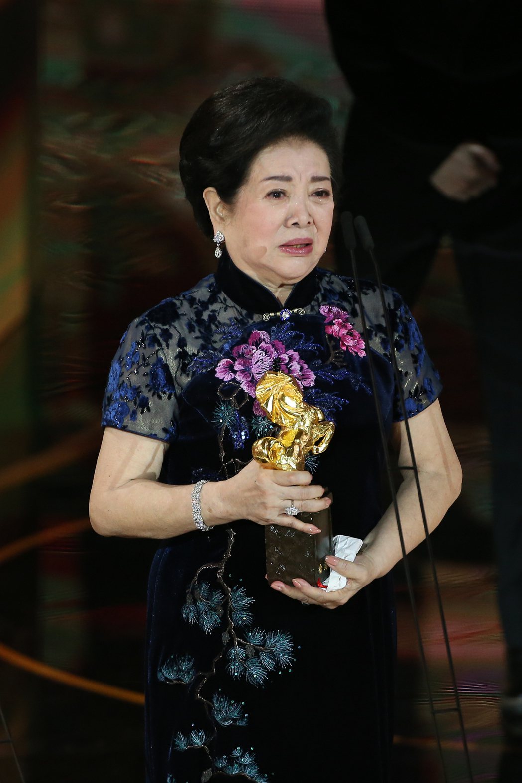 第57屆金馬獎頒獎典禮在國父紀念館舉行，陳淑芳以《親愛的房客》獲頒最佳女配角。記...