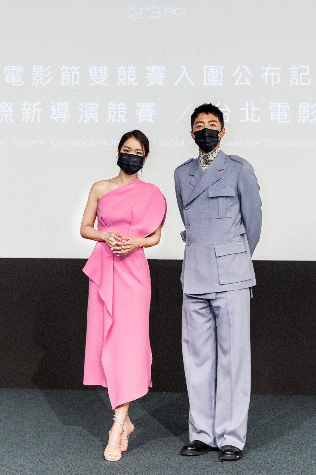 李霈瑜（左）、蔡凡熙（右）日前才擔任2021年台北電影獎入圍名單揭曉人。圖／台北...