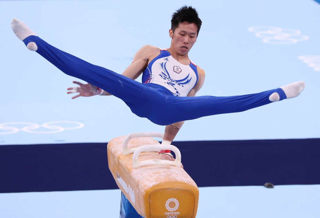 李智凱在東京奧運鞍馬決拿下台灣體操史上第一面獎牌。特派記者余承翰／東京攝影