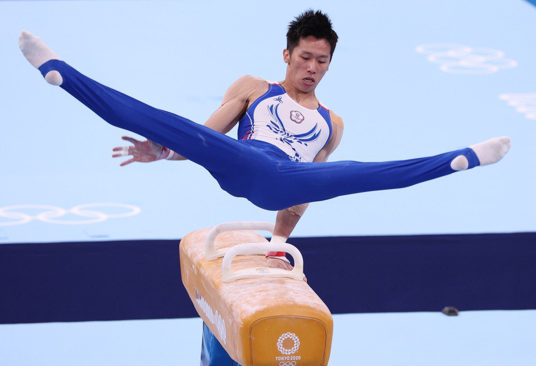李智凱在2020東京奧運競技體操鞍馬項目摘下銀牌。特派記者余承翰／東京攝影