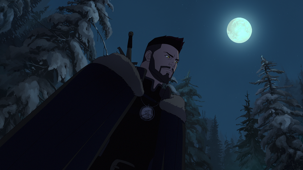 「獵魔士：狼之惡夢」以動畫形式呈現「獵魔士」宇宙觀。圖／Netflix提供