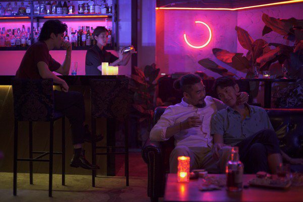 柯震東和林哲熹在「金錢男孩MONEYBOYS」飾演戀人。圖／可樂電影提供