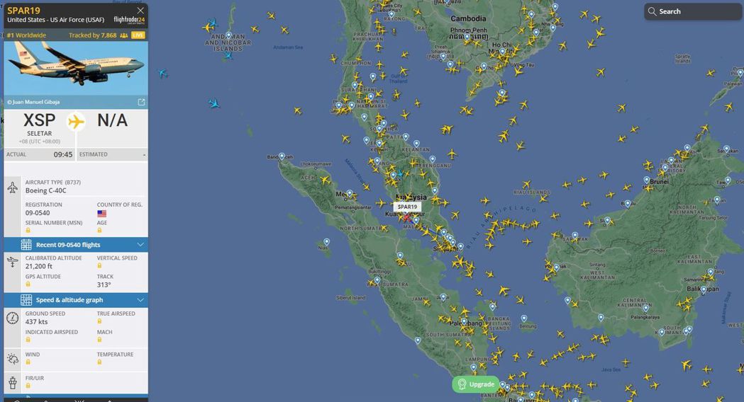 下一站台灣？波洛西專機已自新加坡飛往馬來西亞 – 經濟日報
