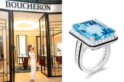 昆凌近9,000萬珠寶隨身  站台Boucheron台北101精品店  雅獻法式美