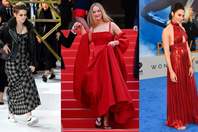 除了Jennifer Lawrence禮服配夾腳拖，暮光女、神力女超人也曾穿平底鞋走紅毯