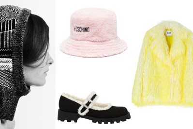 冬日毛絨設計單品盤點，漁夫帽、腋下包、瑪莉珍鞋...保暖有型兼具