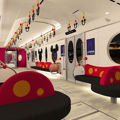窗戶、手拉環都是米奇！東京迪士尼「全新列車」2020年上路