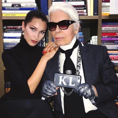 哀悼完「老佛爺」Karl Lagerfeld立刻出席活動　Bella Hadid強忍悲痛敬業甜笑