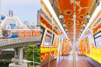 網友都想去朝聖！Supreme、Marimekko招牌印花躍上捷運車身   成紐約和曼谷街頭亮點   