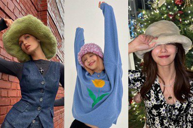 冬日必備可愛的「羔羊毛漁夫帽」！Lisa還搭配Jungkook哥哥創立品牌的鬱金香毛衣