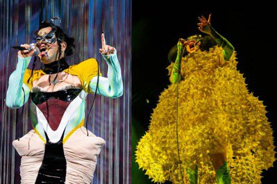 冰島歌后碧玉Björk超狂演唱會造型  前衛又吸睛讓全網都看呆！
