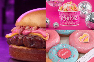 「芭比」電影熱夯爆5大聯名餐飲1次看！漢堡王、甜甜圈與Cold Stone都來聯名了