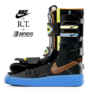 Riccardo Tisci x Nike足部固定器 受傷也有型？