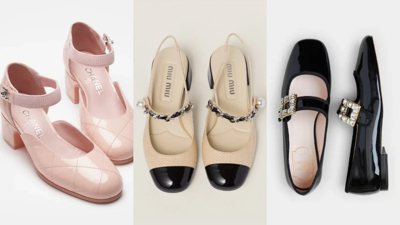 10+款復古瑪莉珍鞋今年必穿！小香粉色、蝴蝶結，Dior珍珠釦美翻