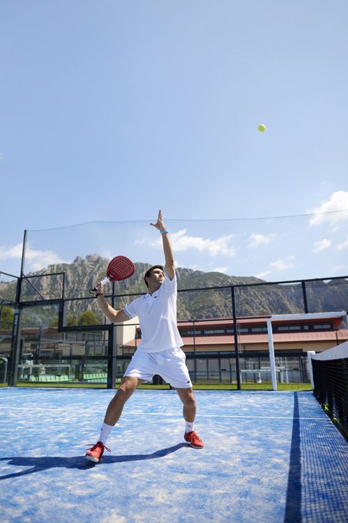 板網球的高速特質，讓選手必須在經年累月經驗後，養成深植於於肌肉與神經中的下意識反應。圖／RICHARD MILLE提供