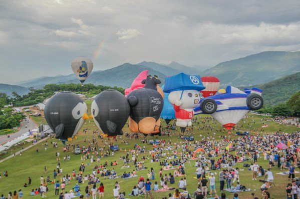 熱氣球空中導覽。 圖／熱血旅行攝影作品/Allen Lin