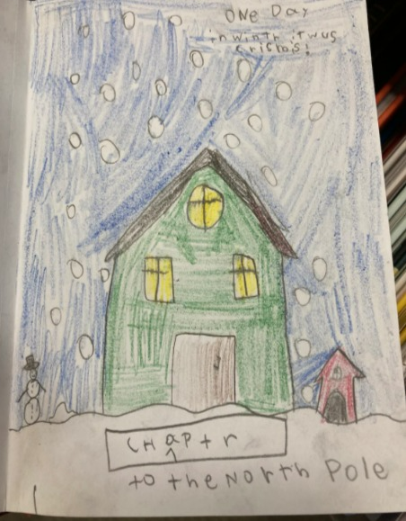 8岁男童自制书内页。图／取自(photo:UDN)
