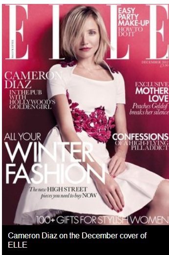 卡麥蓉迪亞最近也穿上香奈兒早春洋裝登上ELLE雜誌。圖／擷取自ELLE UK官網