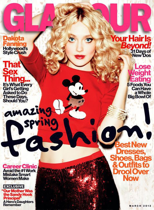 達柯塔芬妮是Glamour雜誌最新封面人物。圖／擷取自glamour.com