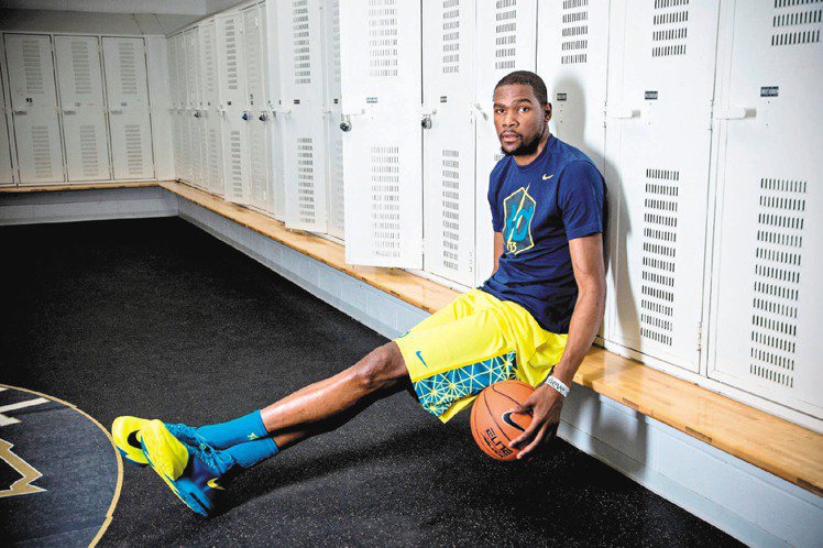 Nike今夏請Kevin Durant來台宣傳KD VI鞋款。圖／Nike提供