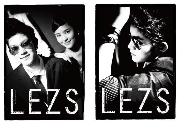 「LEZS」雜誌將臉書粉絲票選出來的照片做成手洗底片風格明信片。記者陳珮琦／攝影