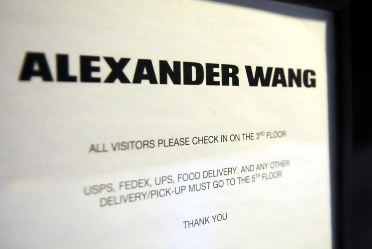 王大仁（Alexander Wang）被控經營血汗衣廠，百老匯386號3樓為王大仁服裝的陳列室，5樓為工作室。記者簡一夫／攝影