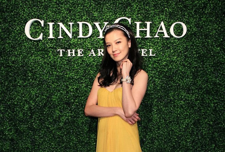 林熙蕾出席CINDY CHAO珠寶展。圖／CINDY CHAO提供