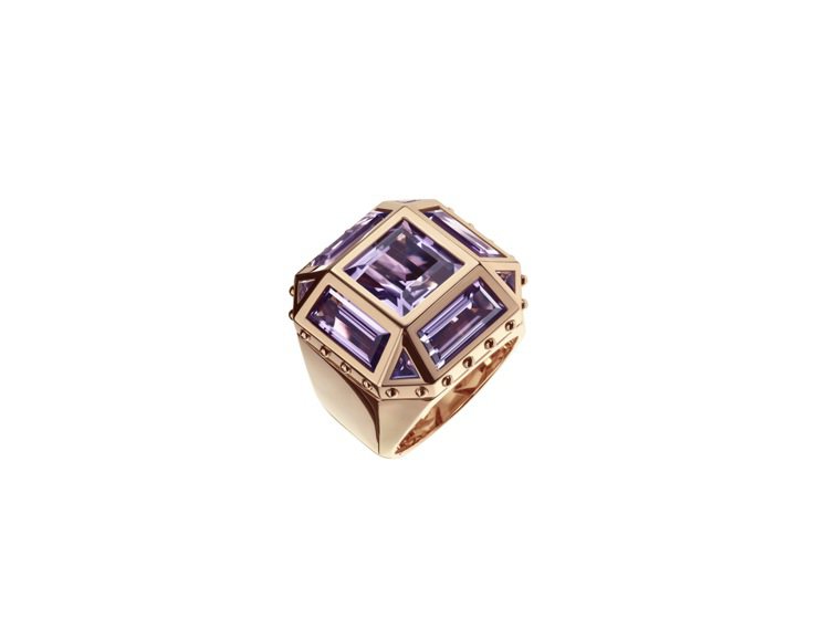 LV Emprise紫水晶戒指，394,000元。圖／LV提供