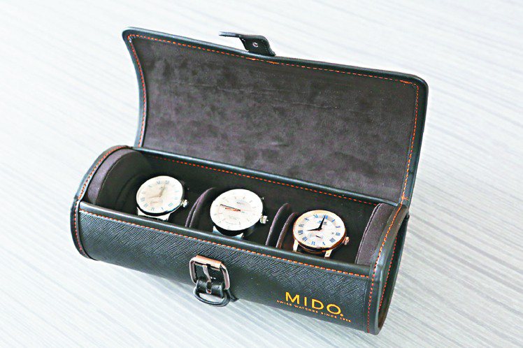 7/23至8/10購買任一款MIDO男表，就送皮革腕表旅行收藏盒。圖／MIDO提供