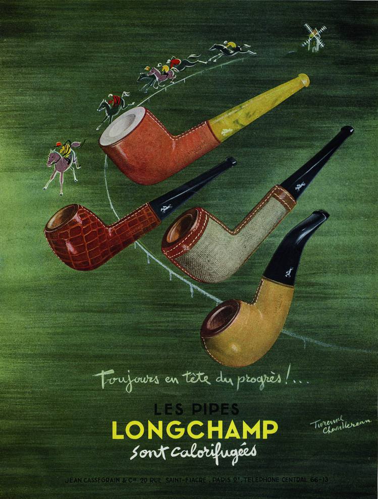 Longchamp前身為販售菸草與菸具皮革小舖。圖／Longchamp提供