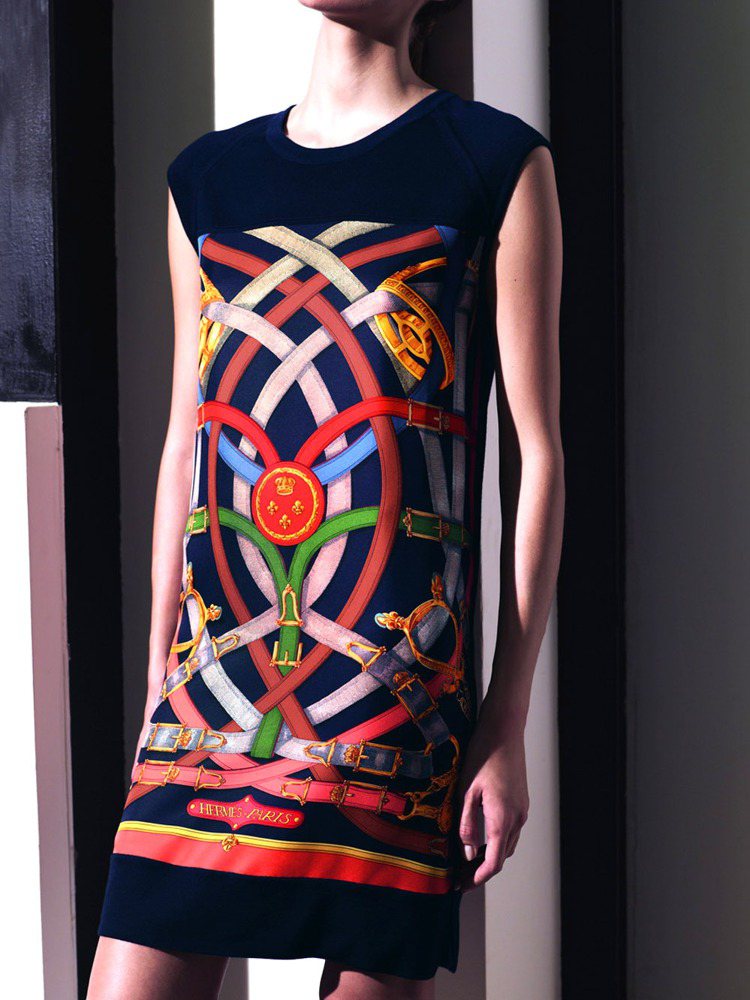 愛馬仕提供Twillaine斜紋針織訂製女裝服務。圖／Hermes提供