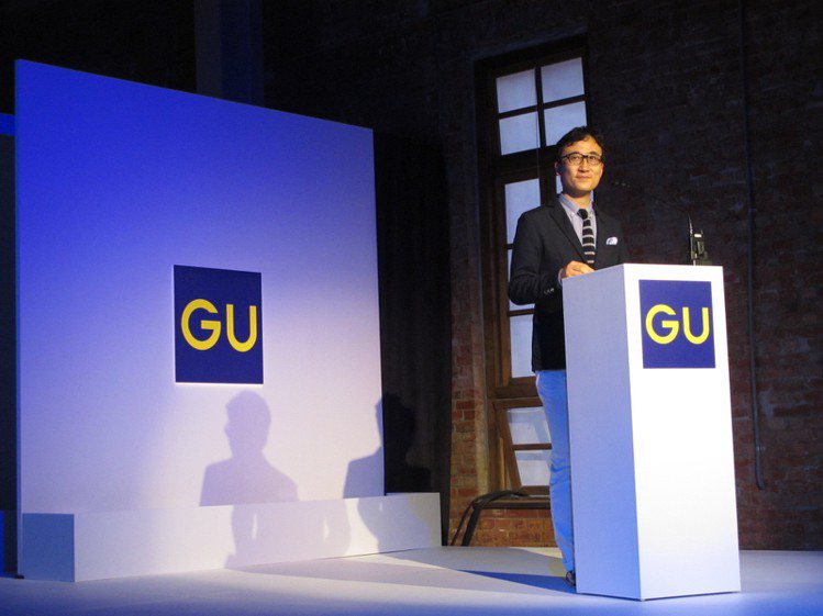 GU董事長柚木治親自來台宣布開幕地點與售價等相關資訊。記者吳曉涵攝影