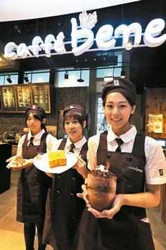 caffe bene是百貨獨家。記者于志旭／攝影