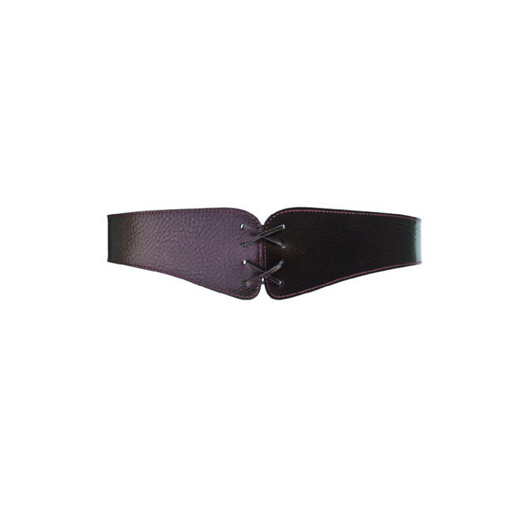 Jean-Paul GAULTIER深紫色設計寬腰帶（價格未定）。圖／TVBS周刊提供