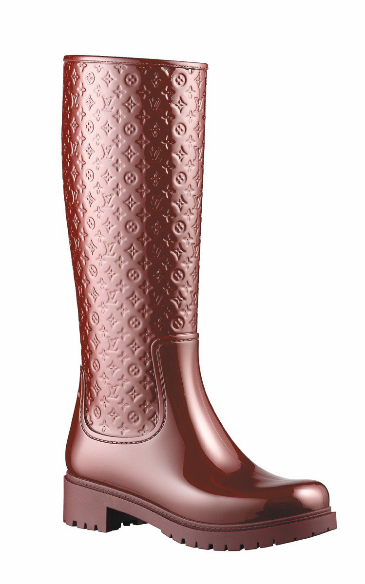 LV秋冬推出Splash酒紅Momogram雨鞋、15,700元。圖／LV提供