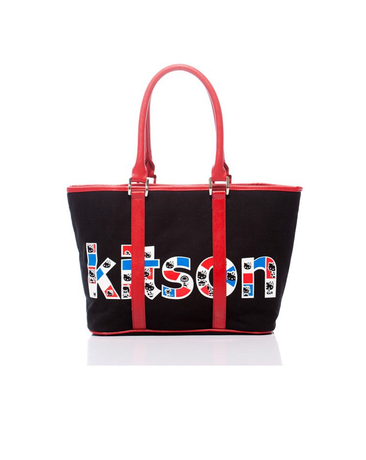 kitson x Hello Kitty -RED edition !聯名系列 - 黑，NT$ 4,980。圖／kitson提供
