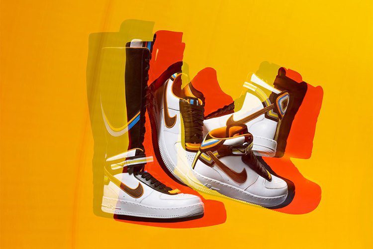 紀梵希 Givenchy 創意總監Riccardo Tisci與Nike推出聯名鞋款。圖／GQ提供