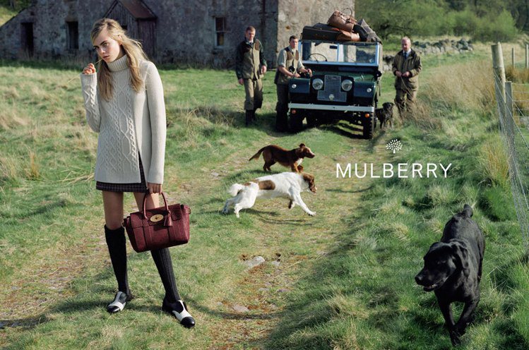 Mulberry 回到其品牌精神的根源，充滿新鮮空氣的英國鄉間拍攝最新及富有濃濃英式風格的2014秋冬形象廣告。圖；文／美麗佳人