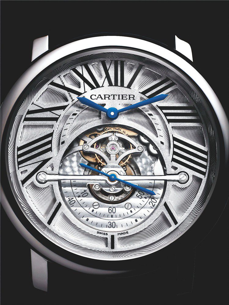卡地亞Rotonde de Cartier Astroregulateur
天體恆定重心裝置腕表。圖／業者提供