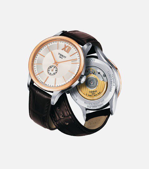 TISSOT Classic經典系列男裝自動腕錶,建議售價NT,200。圖／天梭表提供