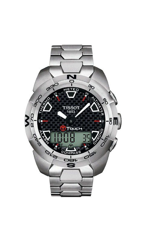 TISSOT T-Touch Expert專業級觸控感應腕錶,建議售價NT$ 35,900。圖／天梭表提供