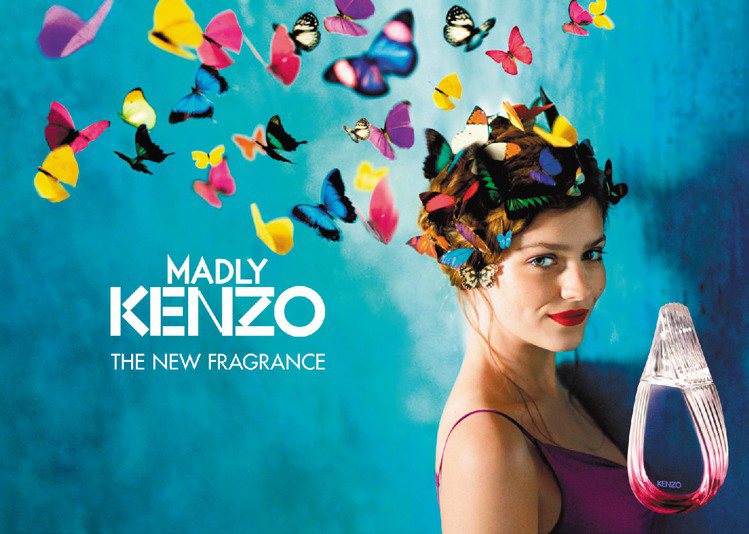 KENZO綺幻淡香水，靈感來自振翅的蝴蝶。圖／KENZO提供