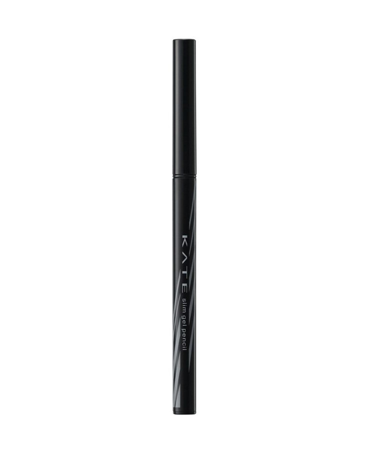 極細持色眼線膠筆(330元）筆狀眼線膠，濃密不易掉色，簡單自然勾勒極細眼線，耐汗、耐皮脂、防水，共有BK-1濃密漆黑、BR-1自然棕2色。圖／KATE提供