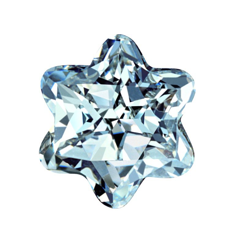 2006年萬寶龍推出專利的六角星鑽，以立體的型態呈現六角星標誌。圖／萬寶龍提供