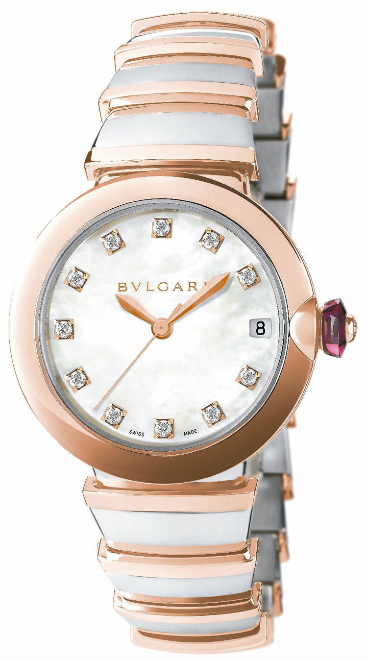 寶格麗LVCEA腕表，32萬9,100元。圖╱寶格麗提供