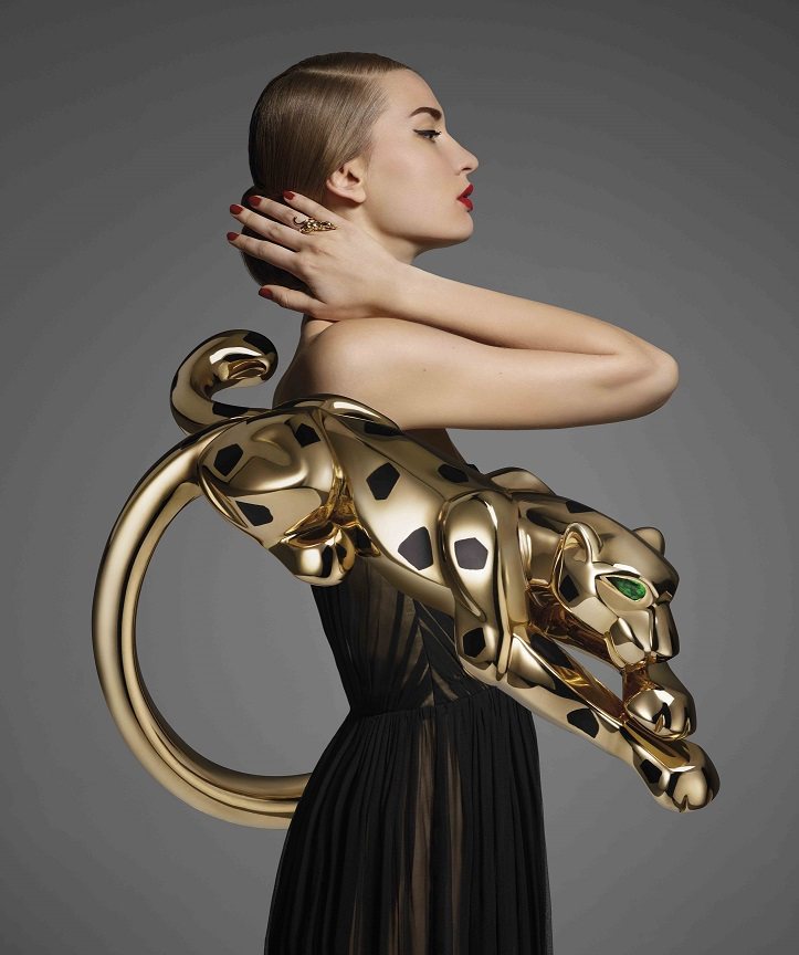 卡地亞的美洲豹珠寶，是品牌的三大經典之一。圖／Cartier提供