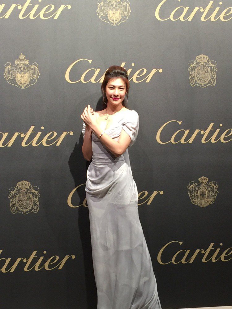 林若亞出席卡地亞珠寶展。圖／Cartier提供