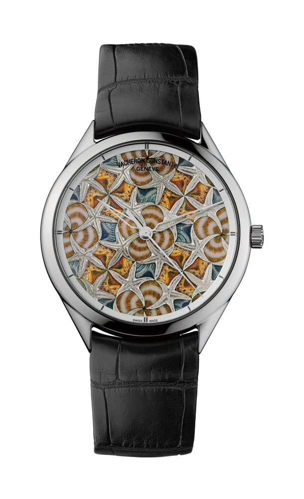 藝術大師宇宙無限系列之「貝殼」腕錶集結雕刻和內填琺瑯等工藝。圖／珠寶之星